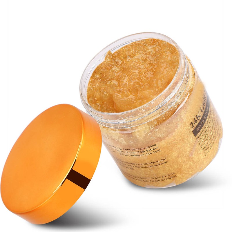 MELAO Pure 24K Gold Anti Wrinkle Body Scrub Exfoliating Body