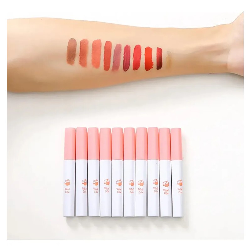 10pc Matte Long-lasting Lip Gloss Set