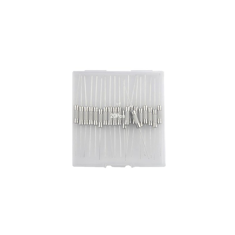 MFLAMO T4A Fuses T4AH250V Ceramic Axial Lead Fuse 5x20mm/0.2''x0.79'' Delay