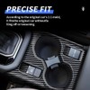LUNQIN Car Center Console Armrest Front Cup Holder Trim Panel