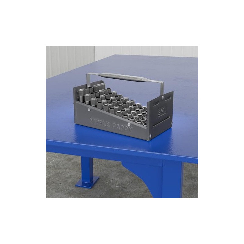 Jones Stephens Plastic Nipple Caddy, 3/4" Size, 66 pc Capacity