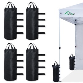 Acepic Canopy Weight Set of 4, 132 LBS Sand Bags for Pop up Canopy, Oxford Heavy Duty Weight Bags for Outdoor Gazebo Pergola