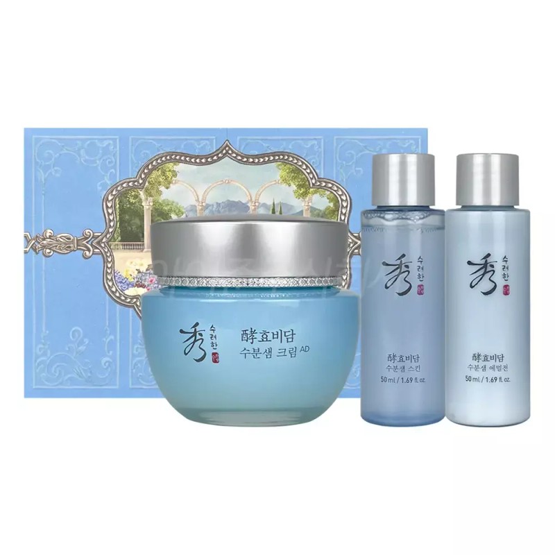 Suyuhan 수려한 효비담 수분샘 크림 대용량 150ml 어드밴스드 특별 기획세트