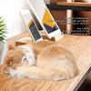 Fur Cat Figurine Simulation Cute Decorative Plush Cat Statue Toy