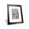 Anfoto Photo Picture Frame-8x10, Black -Wood Grain Style