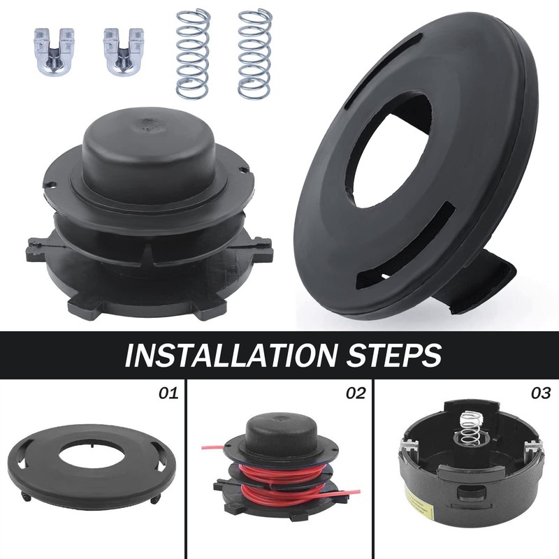 Adefol Thread Trimmer Heads 6-Piece Replacement Set for STIHL FS44