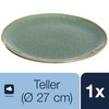 Leonardo Matera 018542 Ceramic Plate, Dishwasher-Safe Dinner Plate with Glaze,