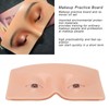 Makeup Practice Board Eyebrows Stick Eyelash Professional Fake Practice Skin