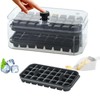 Ice Cube Tray with Lid, Large Capacity, 64 Pieces Easy