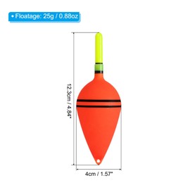 PATIKIL 1oz Light Up Fishing Slip Bobber 4pcs Green Light Up Fishing Float Valve for Night Fishing