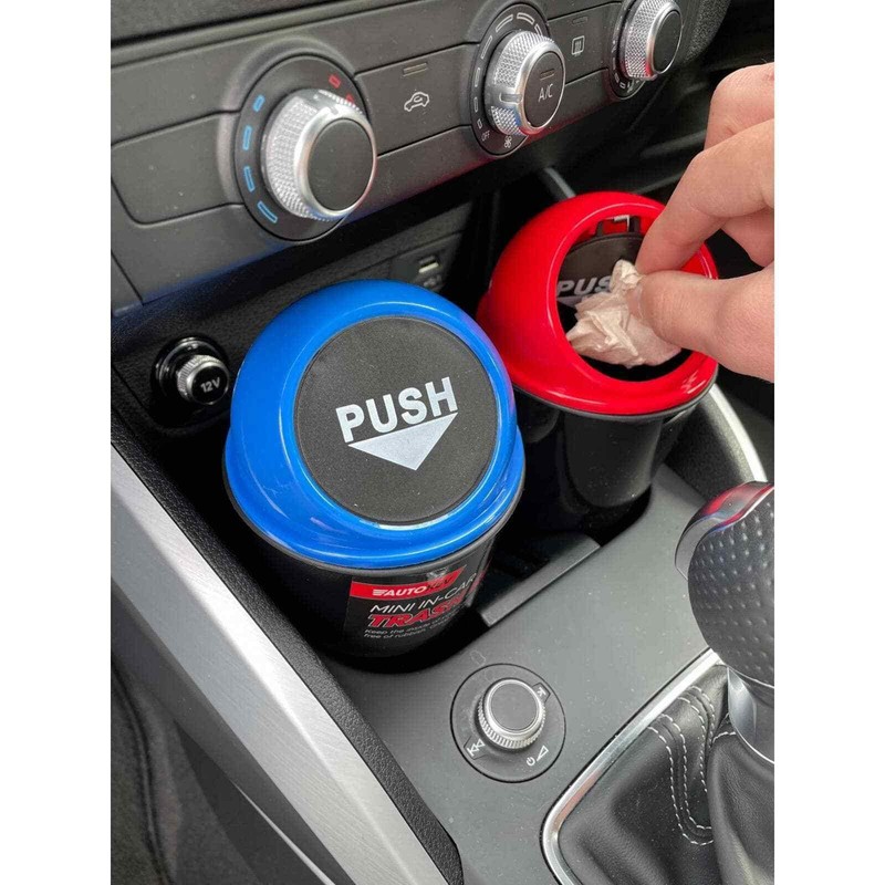 D.A.Y. Republic 17cm Car Rubbish Bins, Trash Cans, Mini Plastic