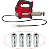 4-Pack M-ilwaukee Grease Gun Coupler Tips 49-16-2649 Replacement Coupler for