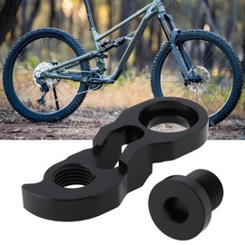 eMagTech Bicycle Derailleur Hanger Extension with Screws Fits 34T-52T Bikes (Black)