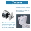 Goddessmoon Universal Dual Flush Valve Kit with Water-Saving Valve, Electroplated