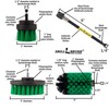 Drill Brush Power Scrubber by Useful Products Brochas de taladro