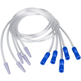 VWJ 5 Pieces Urinary Drainage Bag Extension Tubing, 36" Catheter Drain Extension Tube, Flexible Drainage Tube Connector, Tubing Extension for Drainage System, Universal Fit for Urine Bag