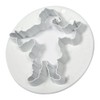PME Embossed Father Christmas Cutter, White, Large Size