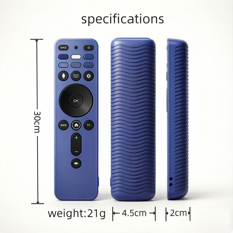 Silicone Cover for VIZIO XRT260 Smart TV Remote, Anti Slip