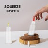 Ciieeo 6sets Glue Applicator Bottles Squeeze Dispenser Caps for Inks