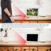 10in Digital Photo Frame White Human Body Induction HD Electronic