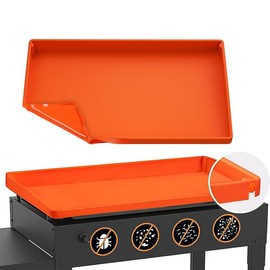 Silicone Griddle Mat for Blackstone 36 Inch Griddle，Protective Cover Mats Blackstone Griddle Top,Grill Top Protective Cover Mat,Covers for Blackstone Protector Outdoor-Orange/High Wall Design,Protects Grill from Ash and Insects - size: with hand 17 inch