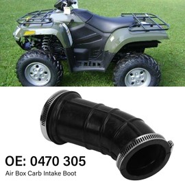 Airbox Carburetor Intake Boot, Fit for Arctic Cat 400 454 500 Manual, Airbox to Carburetor Intake Boot Hose, Airbox Carb Intake Boot