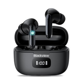 Blackview Wireless Earbuds, Wireless Headphones with Noise Canceling, Bluetooth 5.3 Earphones in-Ear, IPX7 Waterproof True Wireless Stereo Earbuds, USB-C Fast Charge, 56H Playtime, Touch Control