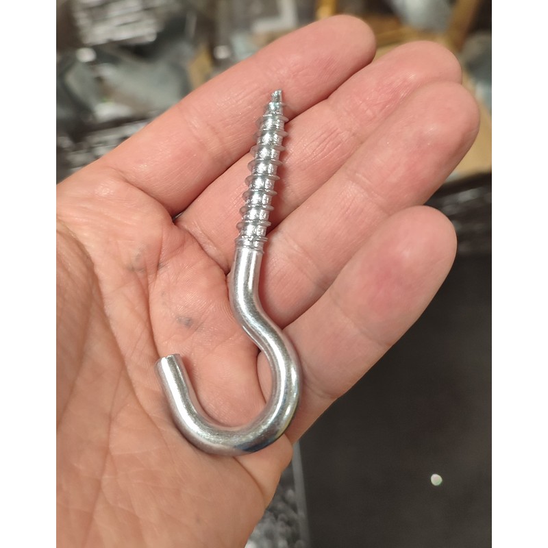 M8 Screw-in Hooks Large Heavy Duty Cup Hooks Screw in