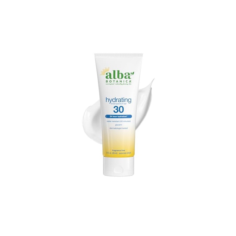 Alba Botanica Hawaiian Aloe Vera Sunscreen Spf Ounce