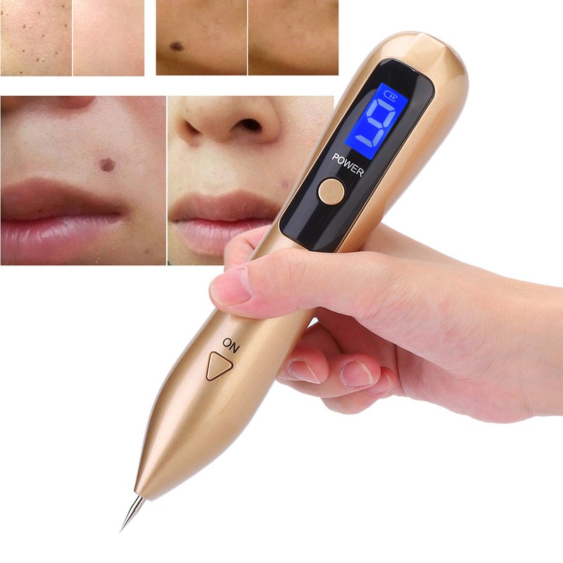 USB LED Freckle Skin Spots Mole Removal Pen Beauty Skin