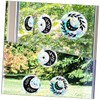 FUNOMOCYA 3sheets Bird Collision Prevention Static Window Cling Glass Alert