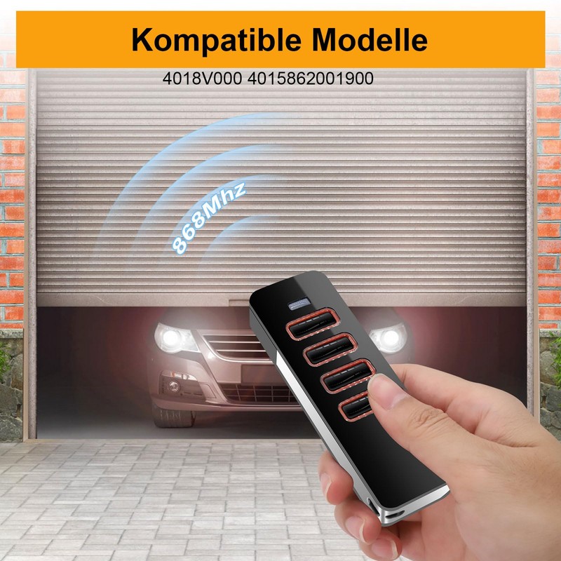 868Mhz Remote Control for Summer Handheld Transmitter for Pearl 4018V000,