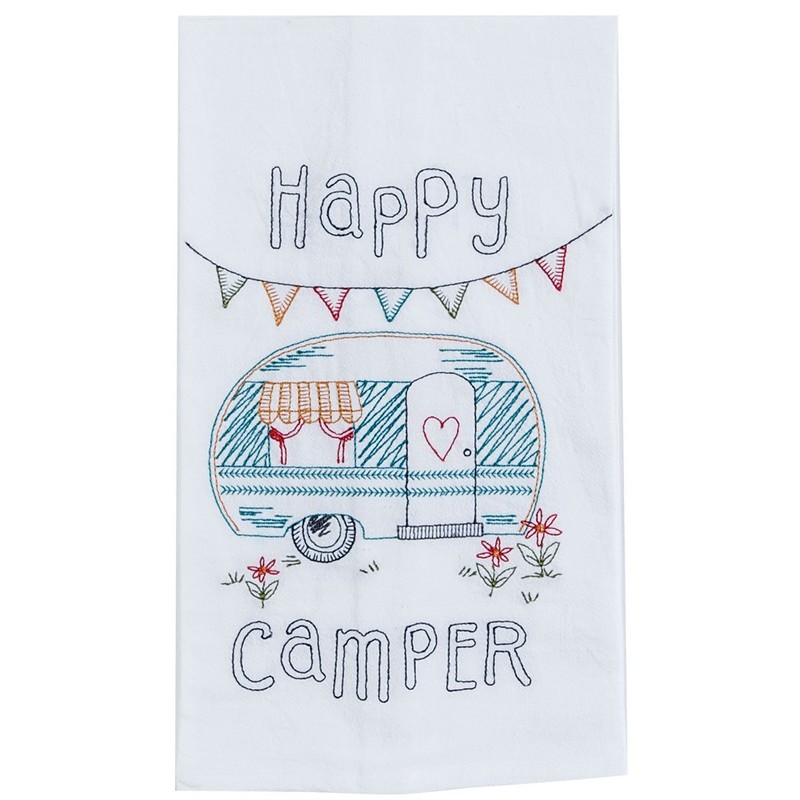 Happy Camper 3 Piece Kitchen Bundle, Towel with Salt and
