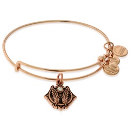 Alex and Ani Women's Godspeed II ROG Bracelet, Shiny Rose Gold, Expandable, Expandable, Metal