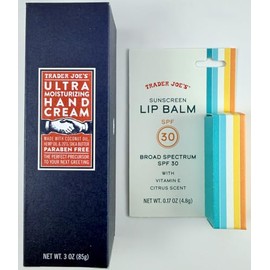Crema de manos ultra hidratante + bálsamo labial SPF – Dúo hidratante de cuidado de la piel para manos y labios secos – Juego de 2 piezas