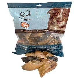 Amazing Dog Treats Premium Cow Hooves for Dogs (Bulk - 50 Count) - Safe Cow Hoof Dog Chews - All Natural Beef Hooves Dog Treats Made from Grass-Fed Cattle - Best Natural Alternative to Rawhide