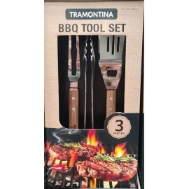Tramontina 3 Piece Stainless Steel BBQ Tool Set