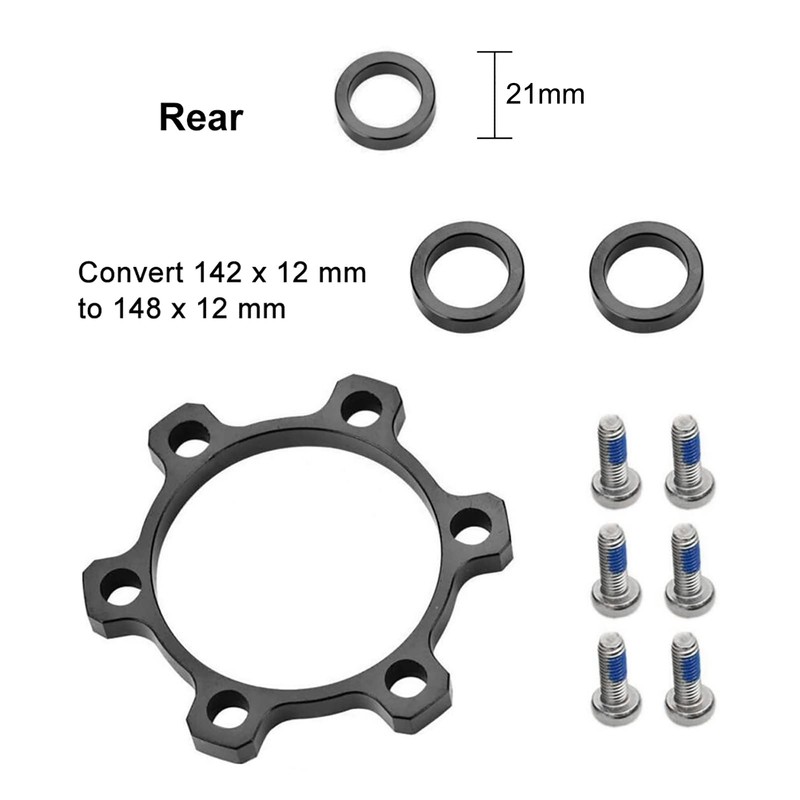 Hominas Bicycle Boost Hub Conversion Kit Adapter, Bike Hub Conversion