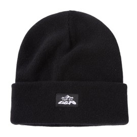 TOP-EX M/L/XL/XXL 100% Merino Wool Knitted Hat Warm Winter Hat for Men and Women Windproof Breathable Beanie Black, Black_2-ply