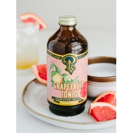 Portland Syrups Grapefruit Tonic Syrup - Craft Delicious Cocktails, Mocktails, Tea, Soda, Coffee Drinks, and More - 12 oz with 12-24 Servings (Pack of 1)