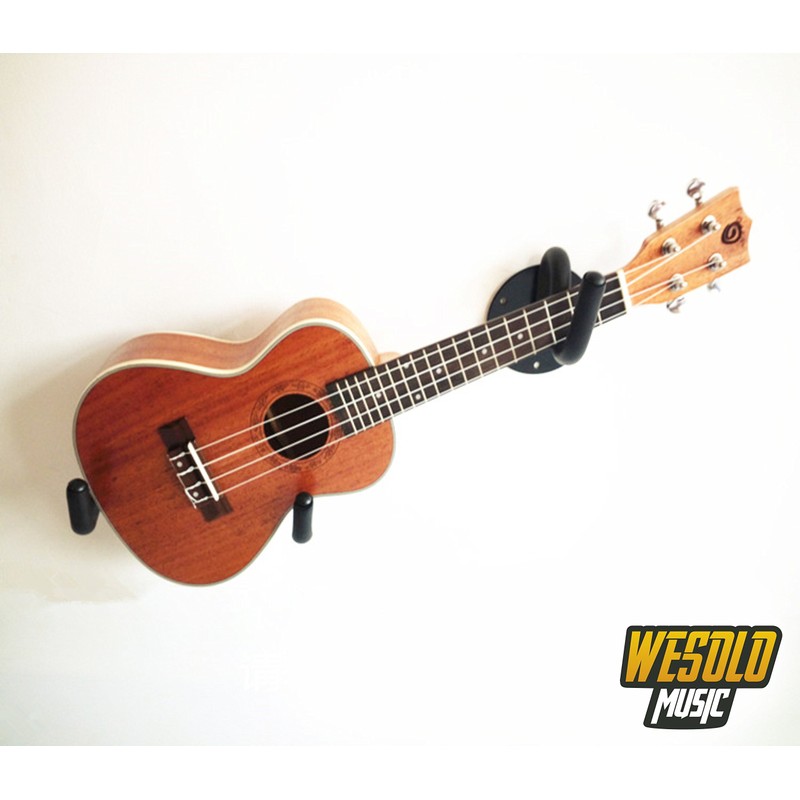 WESOLO Electric Guitar Wall Hanger Ukulele Wall Mount Slatwall Horizontal
