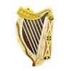 Royal Tara Wooden Irish Harp Plaque Designed Intarsia Product 200Mm