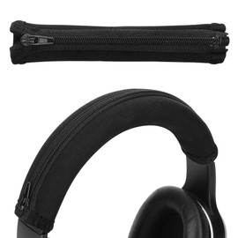 kwmobile Headband Cover Compatible with AudioTechnica ATH-S200BT / ATH-S220BT Case - Neoprene Headband Pad - Headphone Protection - Black
