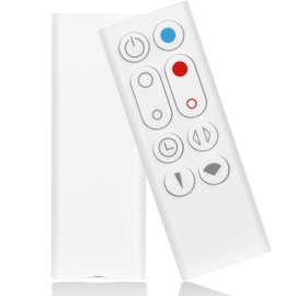 Replacement Remote Control Compatible with Dyson Fan AM09 966538-01 966538-04 White