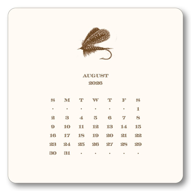 SHADE TREE GREETINGS Hunt 2026 Desk Calendar with Easel for