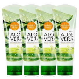 Fruitland Aloe Vera 98% Cleansing Foam 150g x 4 / 과일나라 알로에베라 98% 클렌징폼 150g x 4개