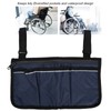 Wheelchair Bag Pouch Pockets Large Capacity Hanging Bag Storage Organizer