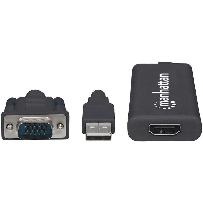 Manhattan AC-5713 Convertidor Video Svga+Audio USB a HDMI,
