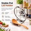 Stainless Steel Pot Lid Rack for Kitchen – Detachable Pan
