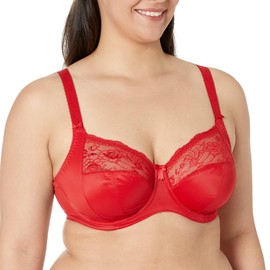 Elomi Women's El4111 Full Coverage Bra, Opaque, Haute Red, 40FF US
